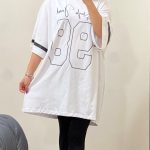 تیشرت لانگ پنبه / کد 4003