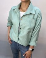 شــومیز بيسکوئيتی رنگ های جذاب کد ۴٠١٠