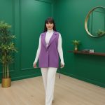 وست جلیقه بغل باز جنس کرپ کد 4015