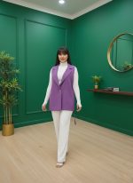 وست جلیقه بغل باز جنس کرپ کد 4015