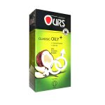 کاندوم نازک و ساده اسانس نارگیلی  12عددی Classic Oily Plus 12 Pcs Condom – Ours