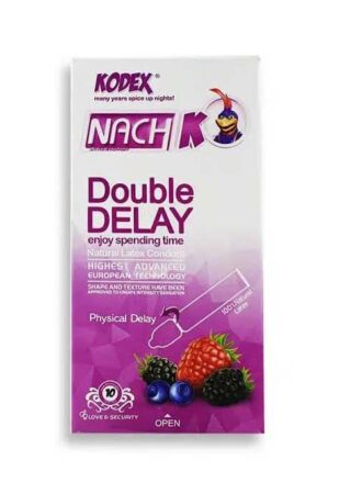 کاندوم دوبرابر تاخیری کدکس دابل دیلی Double Delay بسته 10عددی