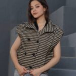 وست فوتر چهارخونه پشمی کد 2334